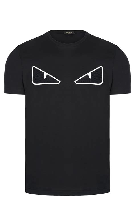 fendi bug eyes t shirt white|fendi eyes tshirt.